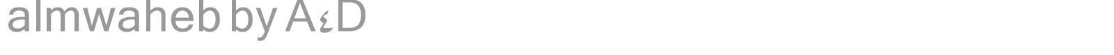 almwaheb by A4D font preview